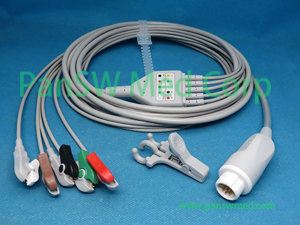 Compatible Philips M 1280A M 1722A M 1723A ECG Cable – PanswMed