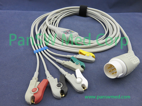 Compatible Philips M 3500B AC Sonos 43120A Patient Monitor ECG Cable – PanswMed