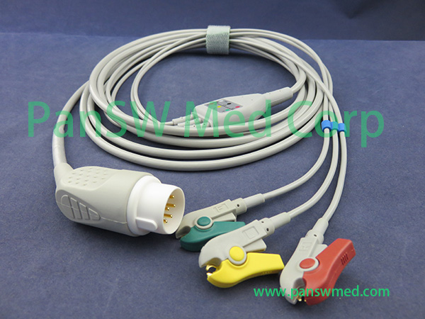 Compatible Philips Sonos AC AR ECG Cable – PanswMed