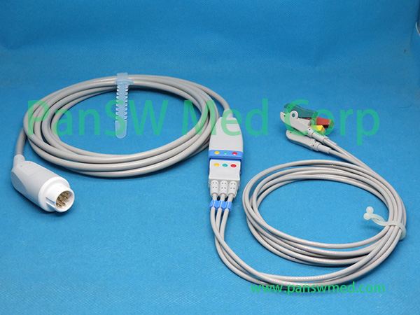 Compatible Philips Intellivue MP 5 ECG Cable 3leads – PanswMed