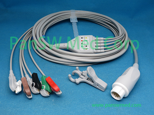 Compatible Philips Intellivue MX 400 Patient Monitor ECG Cable – PanswMed