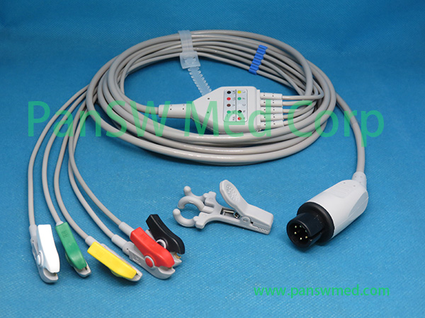 Compatible Spacelabs 90470 ECG Cable IEC Clip 5 – PanswMed