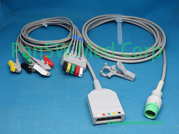 Compatible Biolight A Series ECG Trunk 5leads IEC Grabber – PanswMed