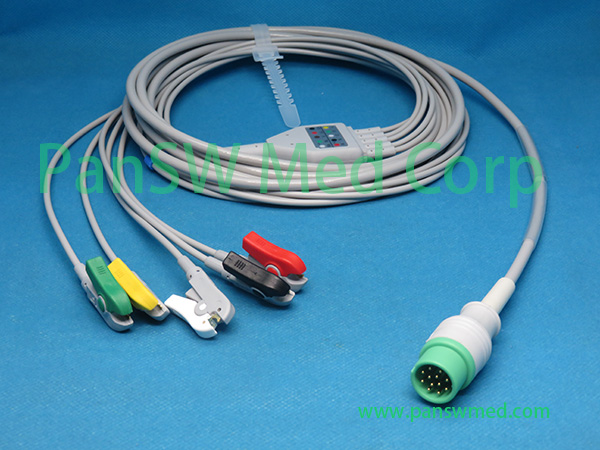Compatible Infinium Omni 3 ECG Cable IEC Clip 5leads – PanswMed