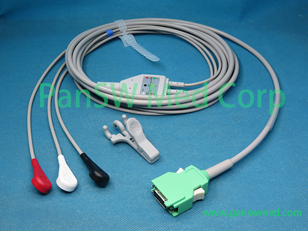Compatible Nihon Kohden OPV 1500 OPV 1500K Ecg Cable AHA Snap – PanswMed