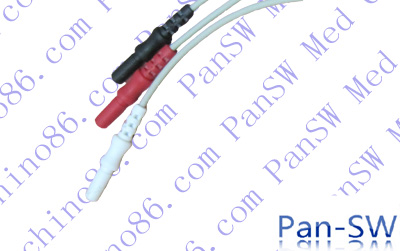 DIN AHA 3 leads connector