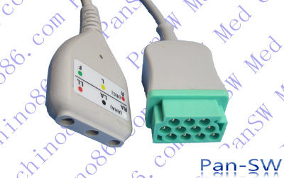 GE neonate monitoring ECG trunk cable