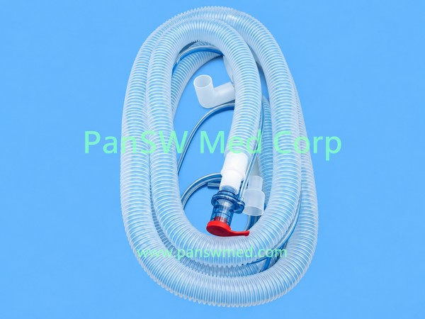 Hamilton 260145 3 m Coaxial Breathing Circuit with Flow Sensor for C1 / T1 / MR1