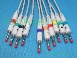 Compatible Fukuda Denshi 10-Lead / 12-Lead EKG Cable cable detail