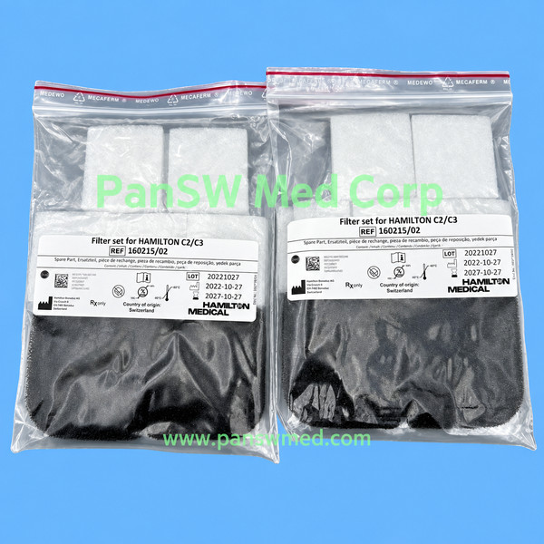 160215 Filter Pad Kit for Hamilton C2 / C3 Ventilators