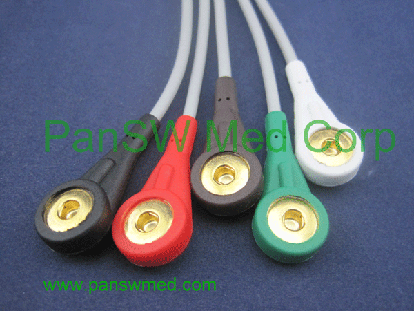 AHA Color Snap ECG Leads Gold Snap – PanswMed