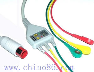BIONET One Piece Three Lead ECG Cable And Leadwire - PanswMed