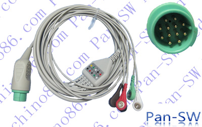 Boztron Patient ECG Cable One Piece 5 Leads – PanswMed
