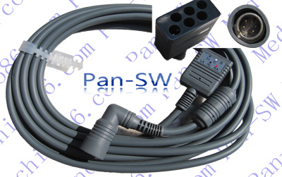 Colin BP 306 Three Lead ECG Trunk Cable – PanswMed