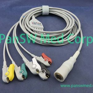 Colin One Piece Three Leads ECG Cable With Leadwire - PanswMed