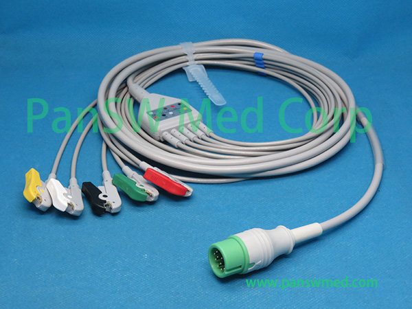Compatible Comen C 70 Patient Monitor ECG Cable 4 – PanswMed