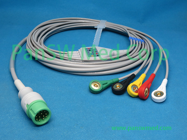 Compatible Comen K 1 Patient Monitor ECG Cable – PanswMed
