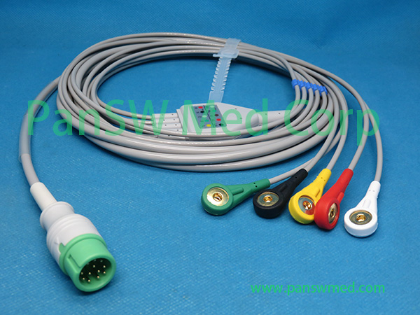 Compatible Comen NC 8 NC 10 NC 12 Patient Monitor ECG Cable – PanswMed