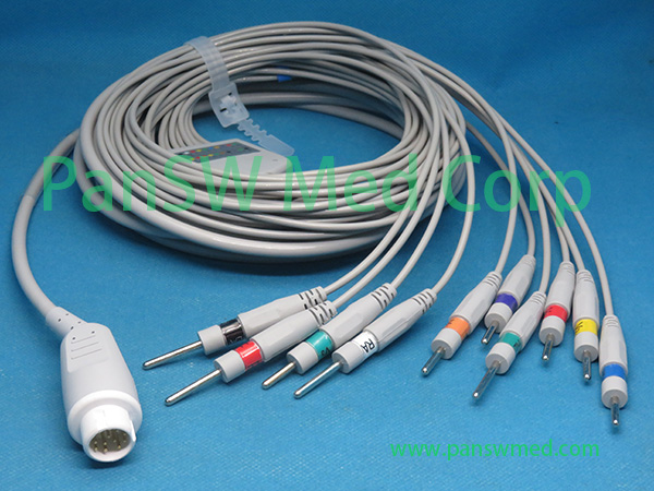 Compatible Philips M1663A / M1949A ECG Trunk Cable product option