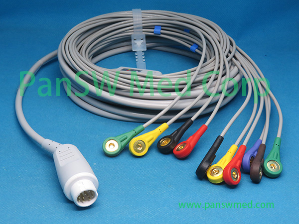 Compatible Philips M1663A / M1949A ECG Trunk Cable application view