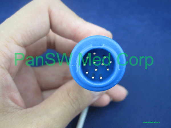 Compatible Philips M1900B SpO2 Adatper Cable Connector – Pan-SW Med