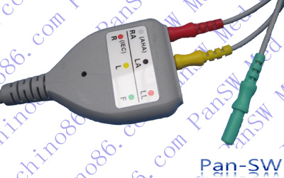 Compatible Philips neonate monitoring ECG cable