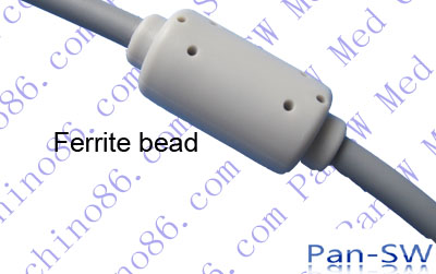 Compatible Nellcor DOC-10 SpO₂ Extension Cable - DOC 10 ferrite bead