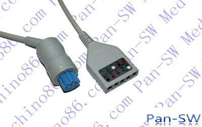 Datex Five Lead ECG Trunk Cable – PanswMed
