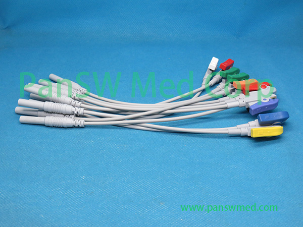 ECG Adapter Banana To Clip With Wire AHA – PanswMed