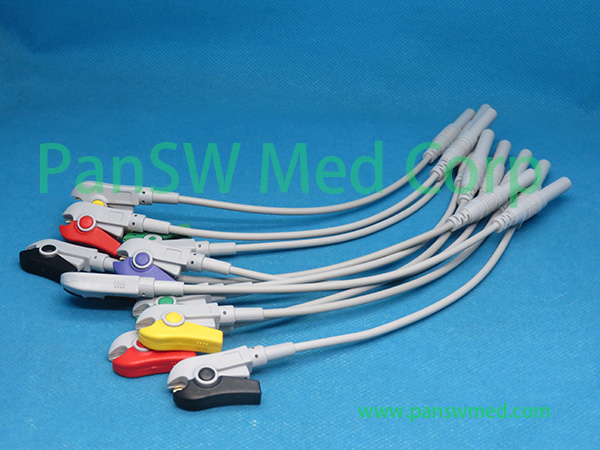 ECG Adapter Banana To Clip With Wire IEC – PanswMed