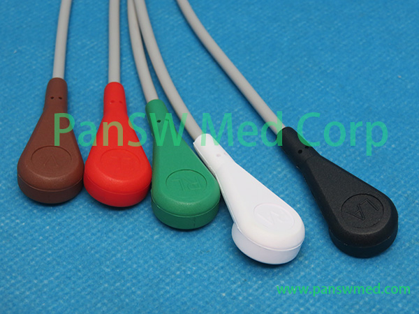 ECG Leads AHA Snap 5LEADS2 – Pan-SWMed