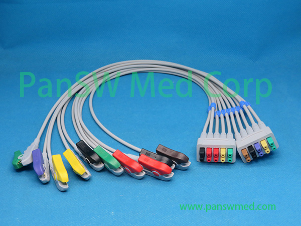 ECG Leads For Ge Medical IEC Clip - PanswMed