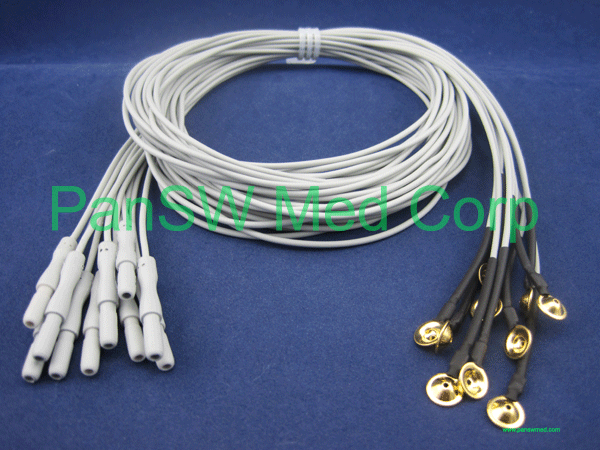 EEG CABLE DIN To Goldcup - PanswMed