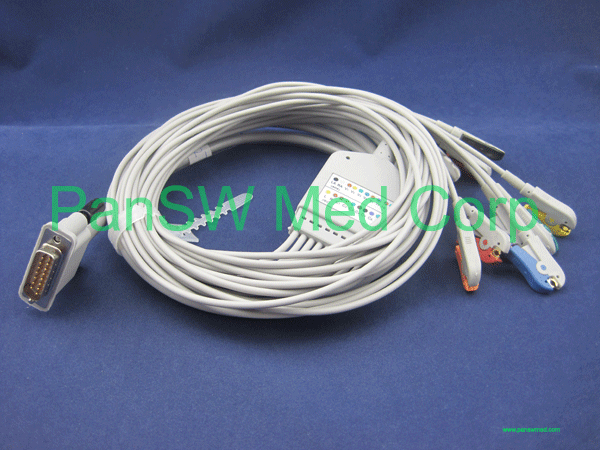 Compatible Ecafix Funbec 12S ECG Cable with Leadwire