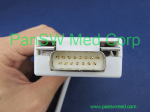 Fukuda ME Cardisuny ECG cable DIN connector detail