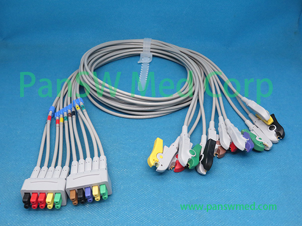Compatible GE Marquette 38401816 Multi-Link ECG Leadwire connector view