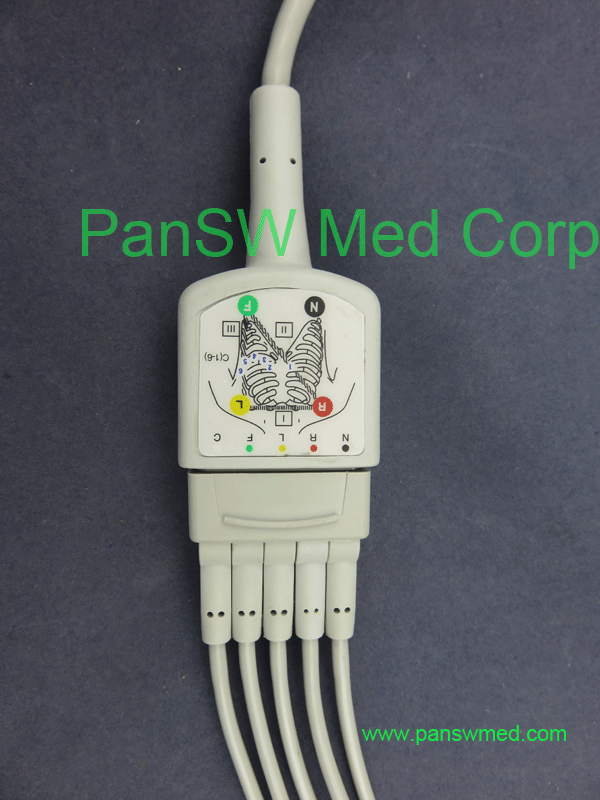 GE Marquette ECG Trunk Cable 412931 002(6) – PanswMed