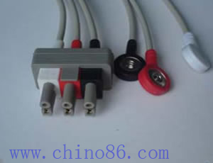 HP AA Three Lead ECG Leadwire - PanswMed
