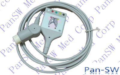 HP Philips ECG Trunk Cable 5 Leads – PanswMed