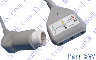HP Philips Neonate Monitoring Ecg Trunk Cable Compatible - PanswMed