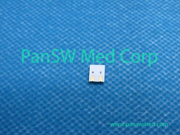 Korean SpO2 sensor emitter and photodetector