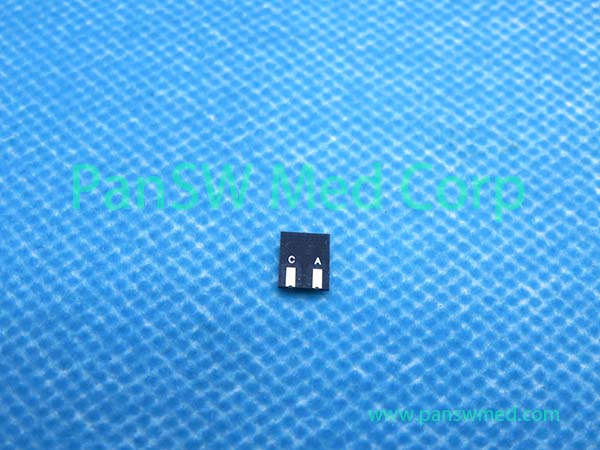 Korean SpO2 sensor emitter and photodetector
