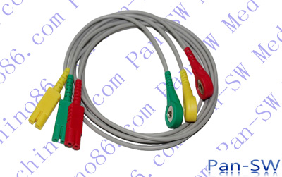 LL Three Lead ECG Leadwire – PanswMed