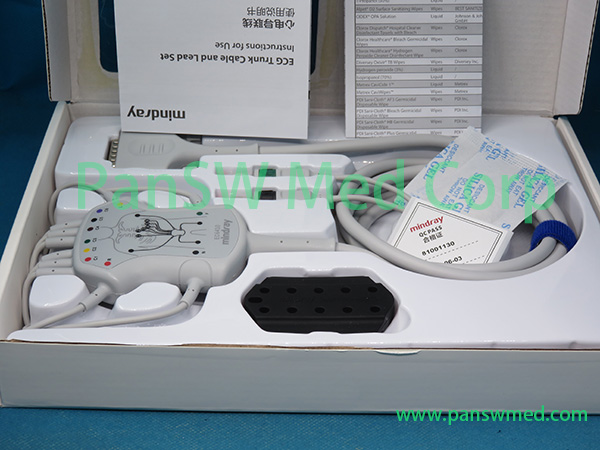 Mindray EC6408 040-001642-00 ECG cable 12 leads banana detail view 2 - PanswMed
