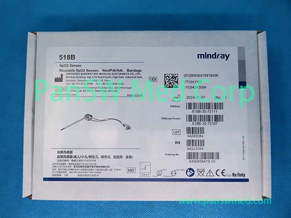 Original Mindray 518B Neonate / Pediatric SpO₂ Sensor - Mindray 518B SpO₂ sensor pediatric neonate