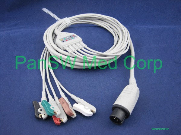Mindray ECG Cable 5leads AHA Clip