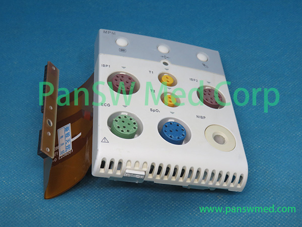 Mindray MPM system block parameter front panel detail view 2 - PanswMed