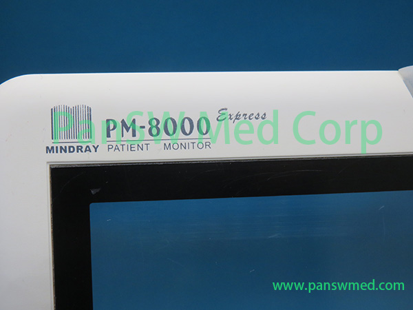 Mindray PM8000 front panel assembly full view