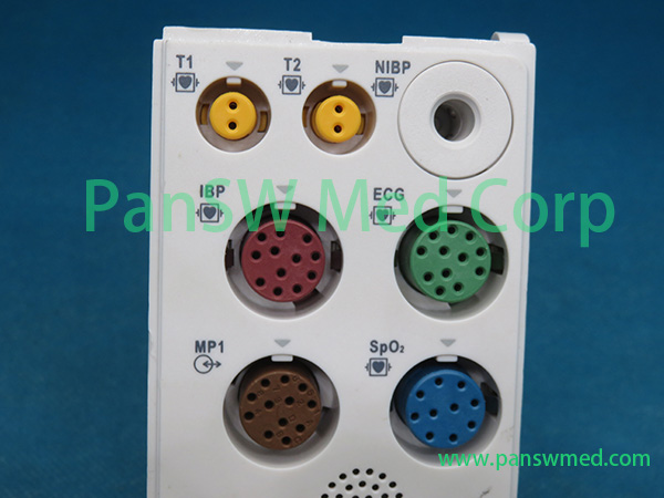 Mindray T1 system block parameter front panel rear structure view