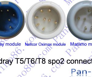 Mindray T5 T6 T8 Spo2 Sensor Connectors Comparison - PanswMed